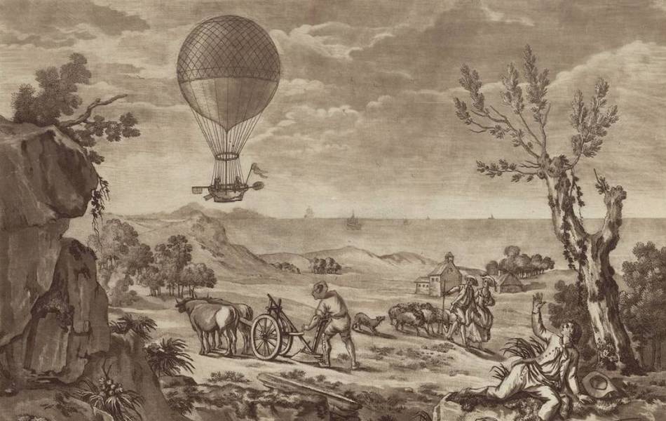 1785 : première traversée de la Manche en ballon, par Jean-Pierre Blanchard