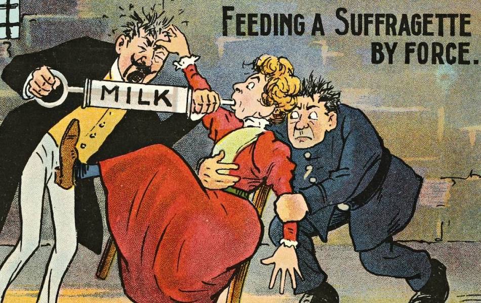 1909 : la grève de la faim des suffragettes