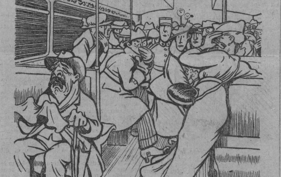 Un male qui répand la terreur ; Le Journal, 23 octobre 1918 - Source BnF.