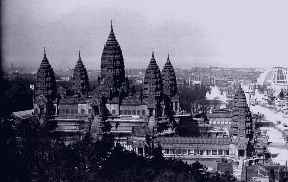Exposition coloniale : le temple Angkor ; Mondial Photo-Presse ; Agence Mondial (Paris) ; 1932 - Source BnF.